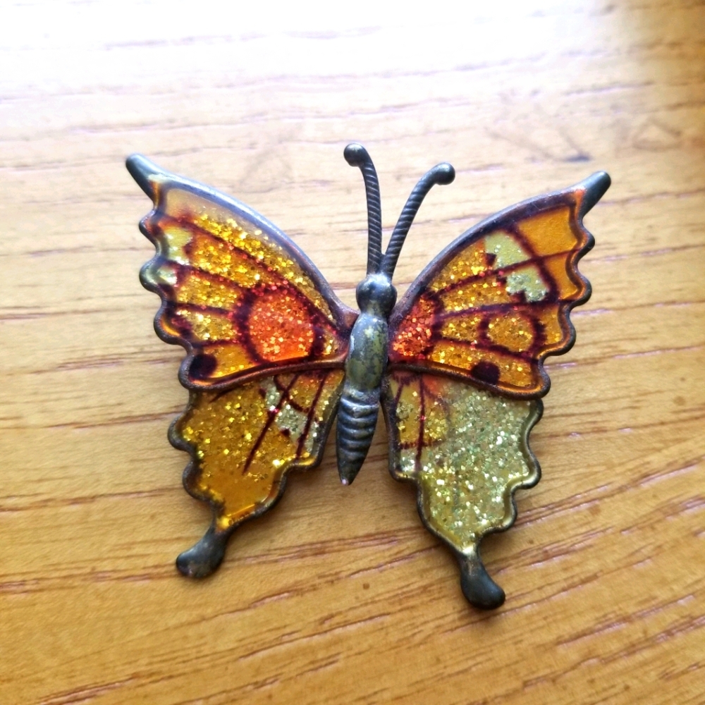 3/$20 Vintage Butterfly Brooch
